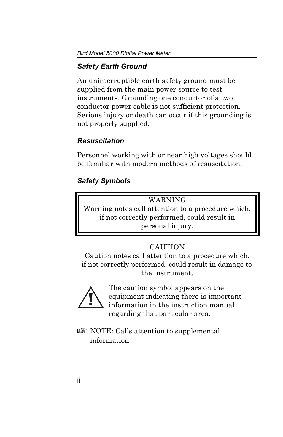 Bird Technologies 5000 Series User Manual | Page 6 / 48