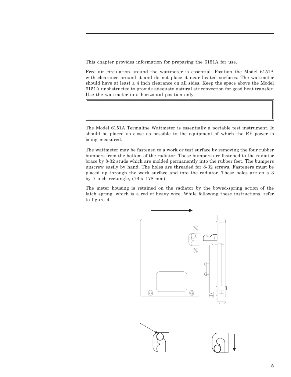 Installation, Chapter 3 | Bird Technologies 6151A User Manual | Page 15 / 24