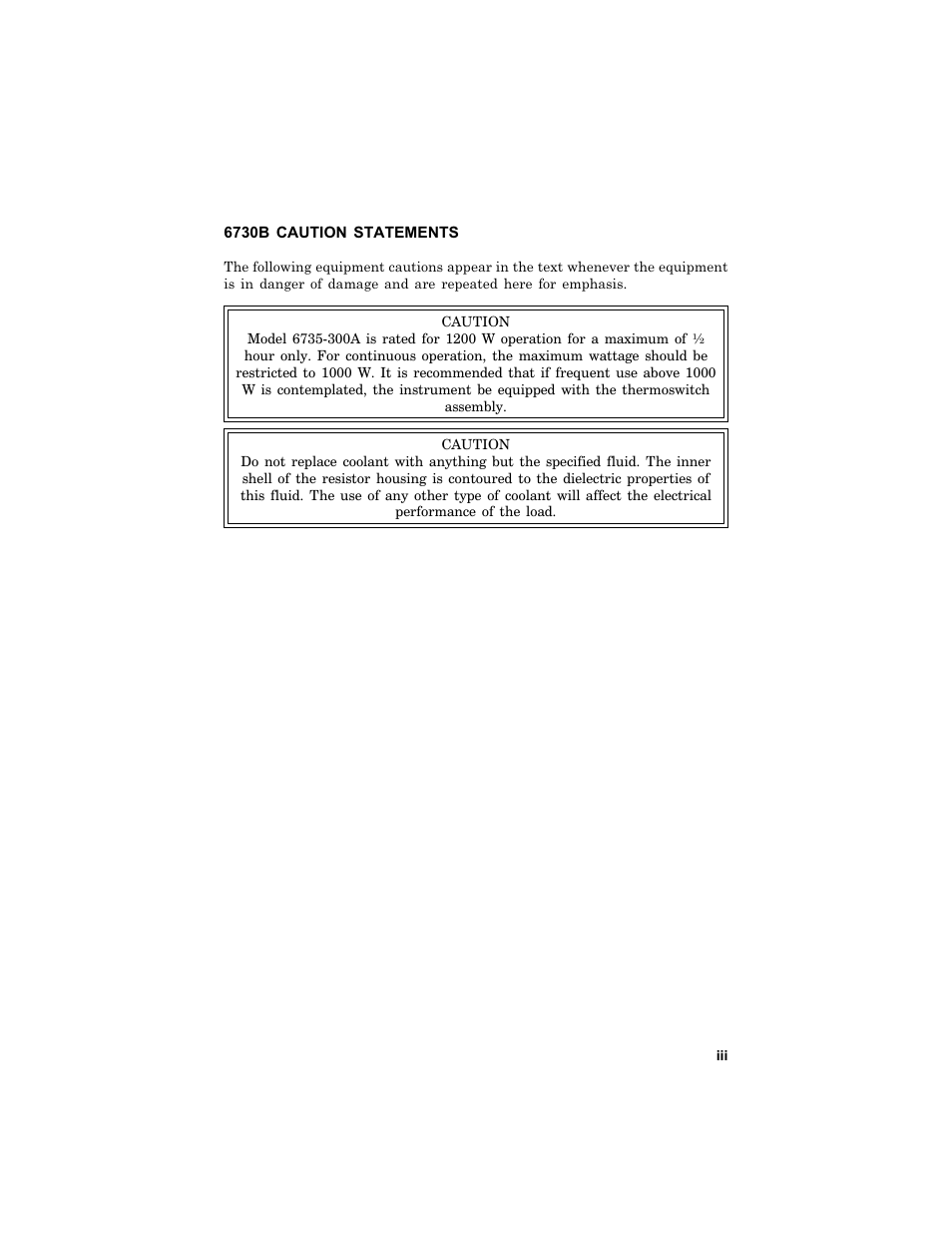 Bird Technologies 6730B Series User Manual | Page 5 / 35