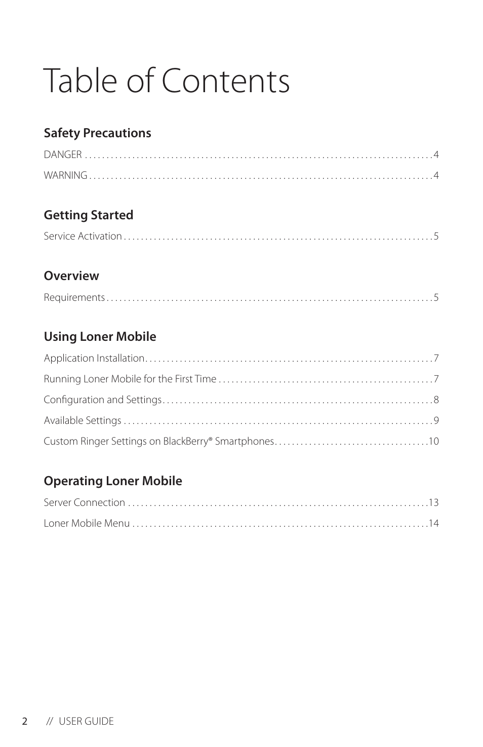 Blackline GPS Loner Mobile User Manual | Page 4 / 28
