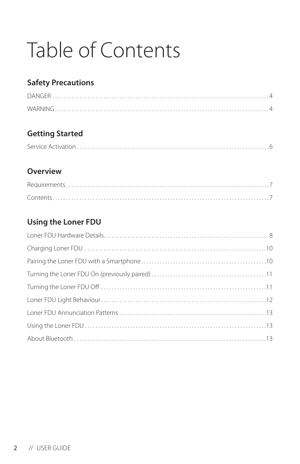 Blackline GPS Loner FDU User Manual | Page 4 / 24