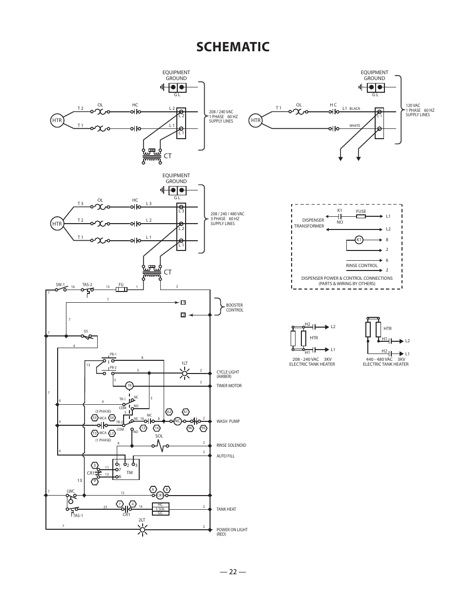 Schematic | Blakeslee DD-8 User Manual | Page 22 / 28