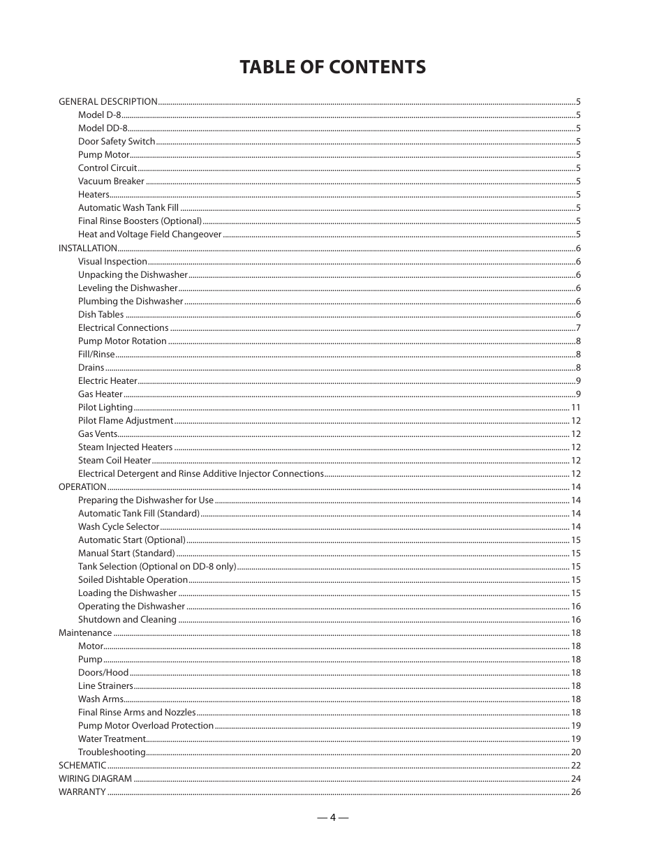 Blakeslee DD-8 User Manual | Page 4 / 28