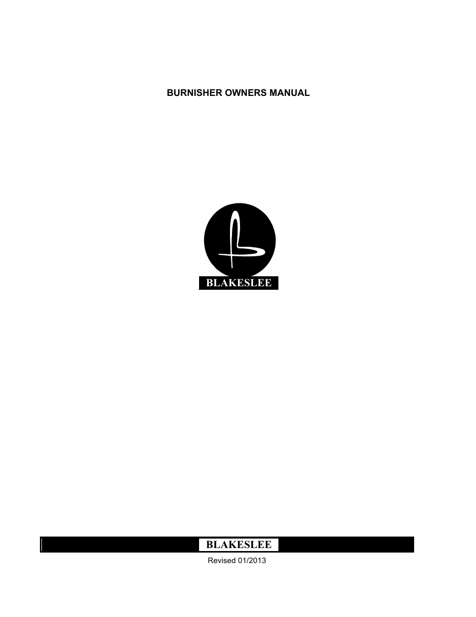Blakeslee | Blakeslee BB1224 User Manual | Page 29 / 30