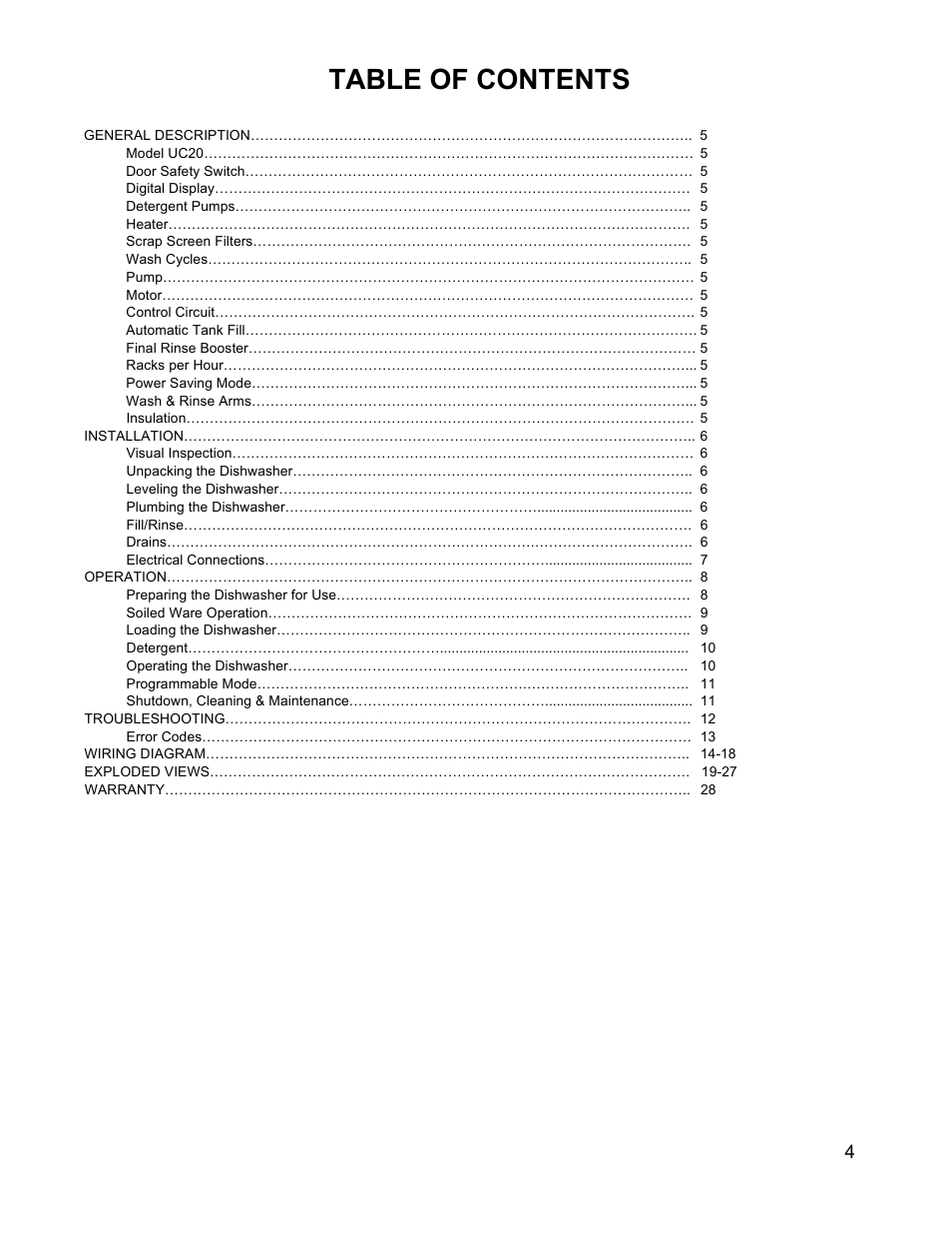 Blakeslee UC-20 User Manual | Page 5 / 32