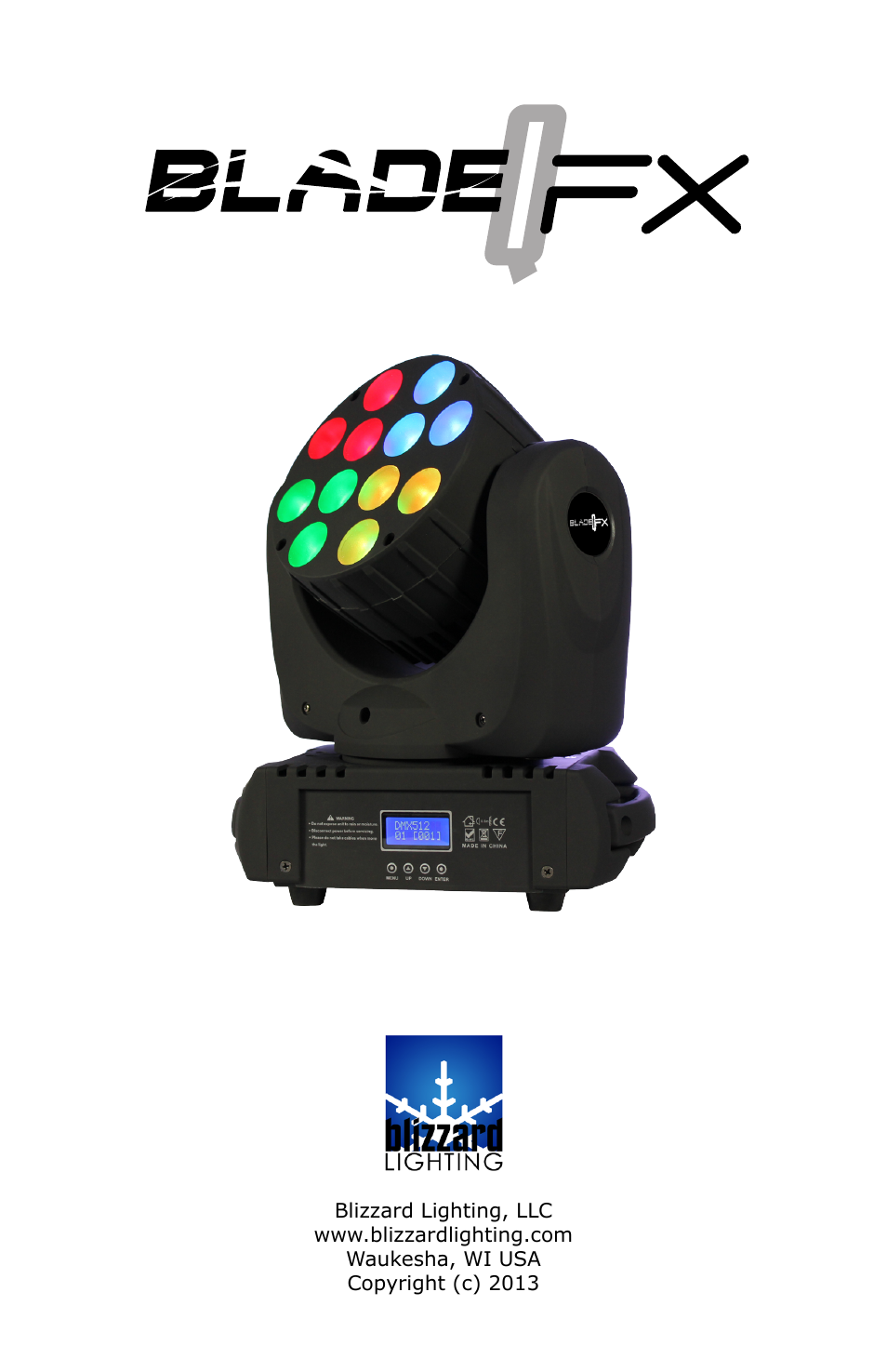 Blizzard Lighting Blade QFX(Rev A) User Manual | 20 pages