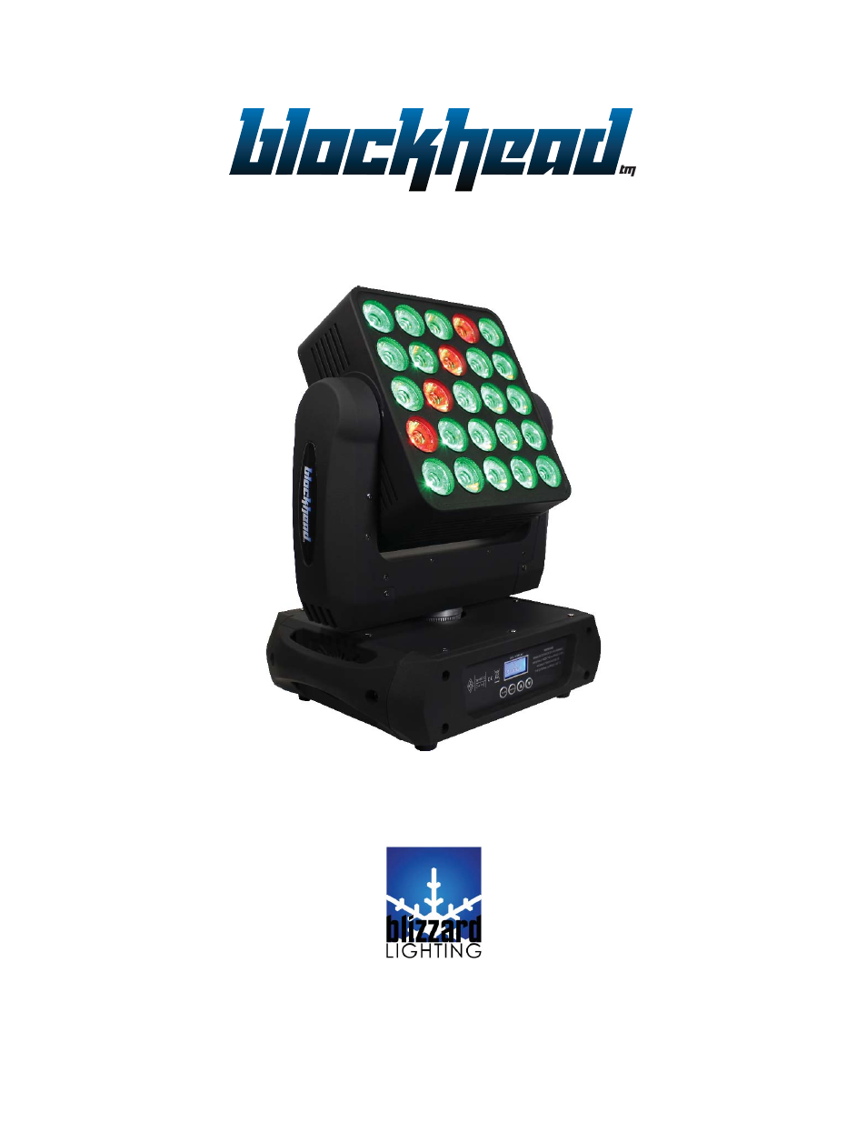 Blizzard Lighting BlockHead Matrix Moving Head User Manual | 20 pages