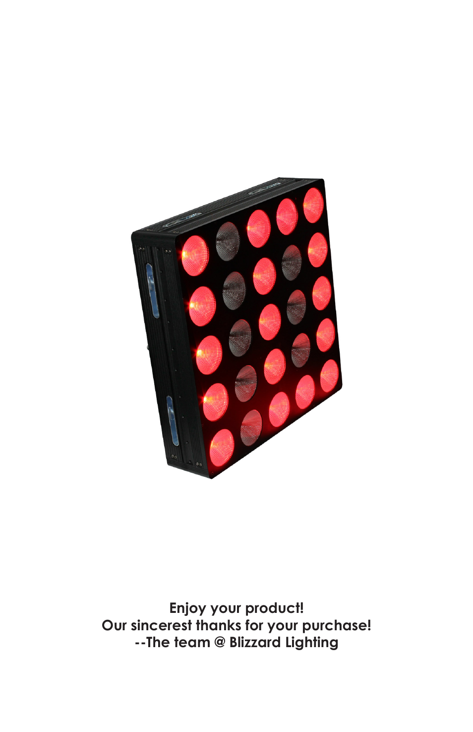 Blizzard Lighting COBZilla COB RGB 5X5 Pixel Matrix User Manual | Page 20 / 20