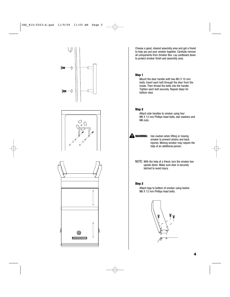 Brinkmann 810-5503-S User Manual | Page 5 / 28