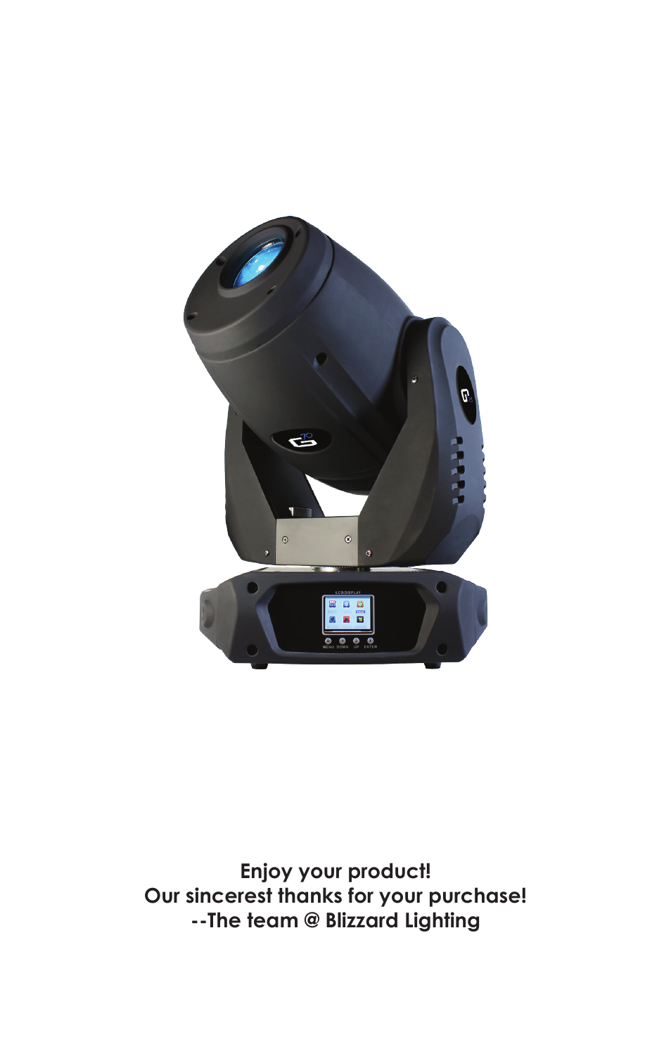 Blizzard Lighting G70 LED Moving Head Spot User Manual | Page 20 / 20