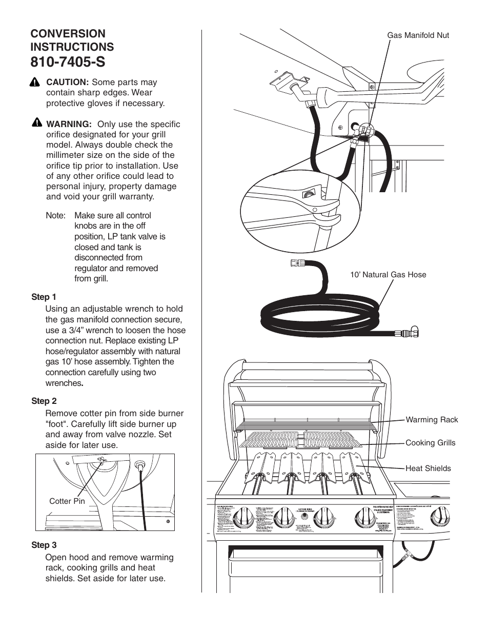 7405-s, Conversion instructions | Brinkmann 810-8750-S User Manual | Page 26 / 88