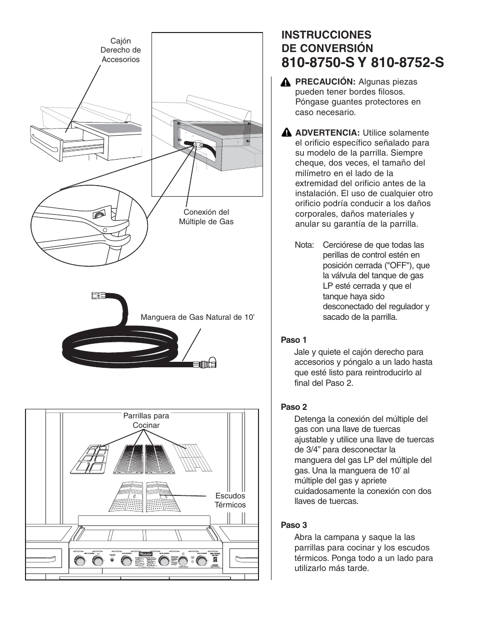 Instrucciones de conversión | Brinkmann 810-8750-S User Manual | Page 53 / 88