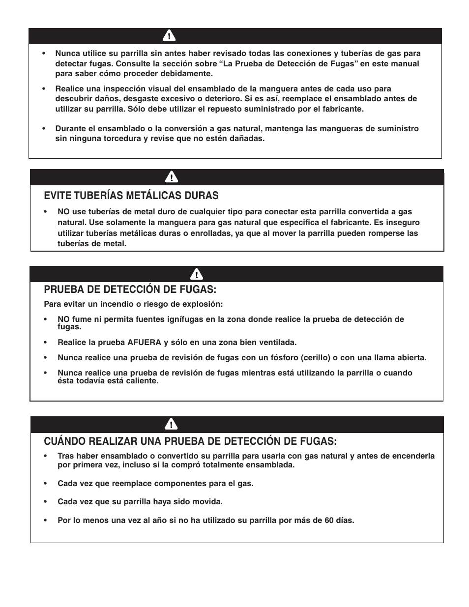 Advertencia, Peligro | Brinkmann 810-8750-S User Manual | Page 78 / 88