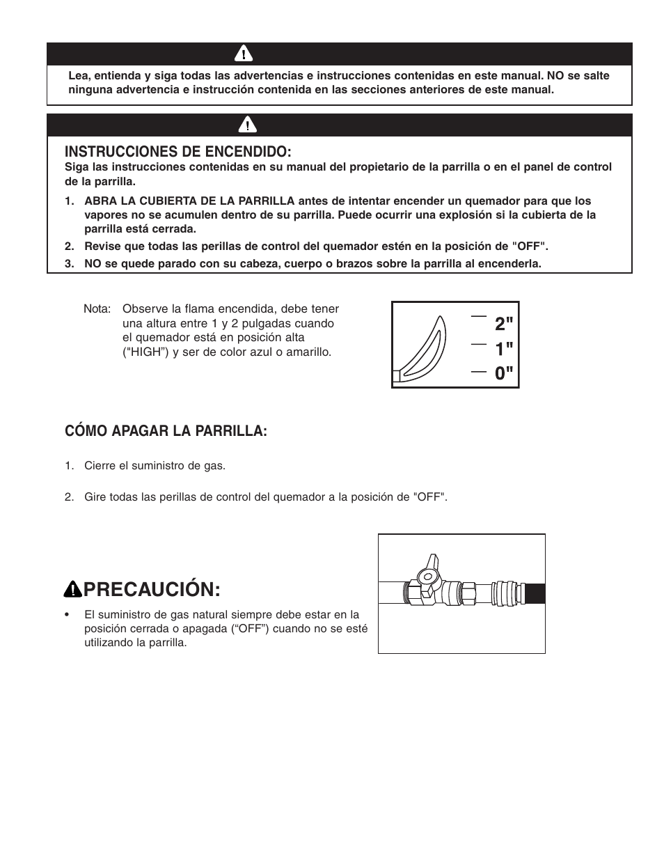 Precaución, Advertencia | Brinkmann 810-8750-S User Manual | Page 81 / 88