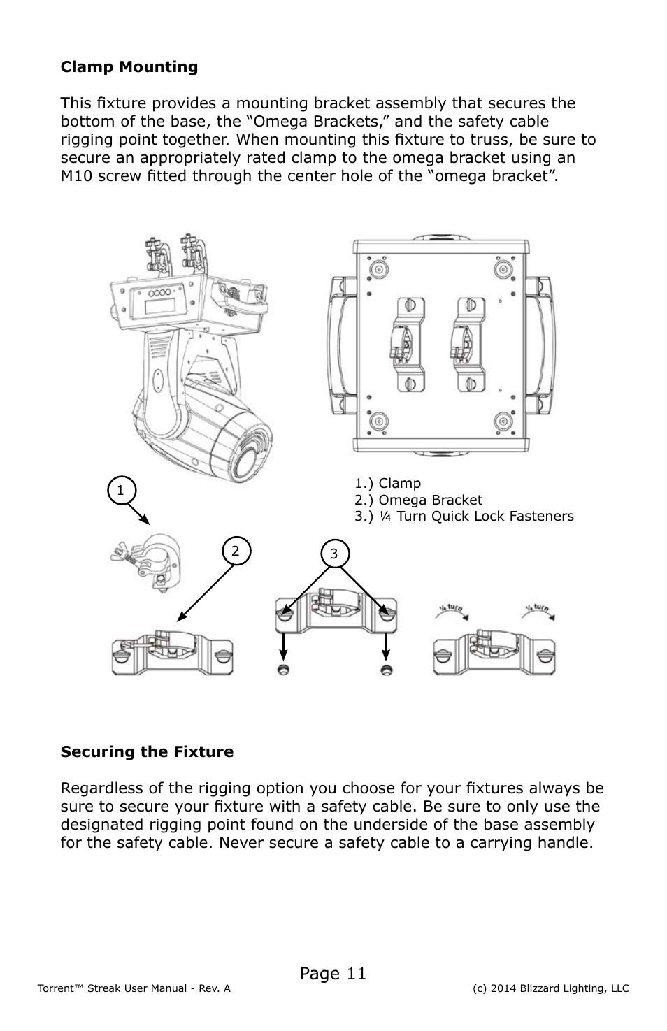 Page 11 | Blizzard Lighting Torrent Streak User Manual | Page 11 / 24