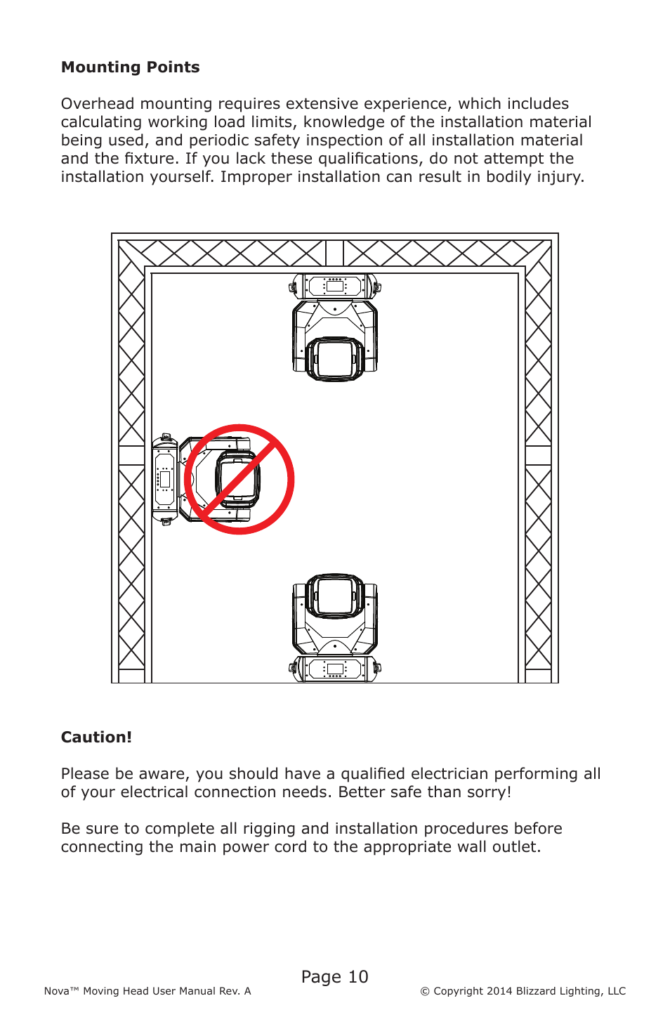 Page 10 | Blizzard Lighting Nova (Rev. A) User Manual | Page 10 / 20