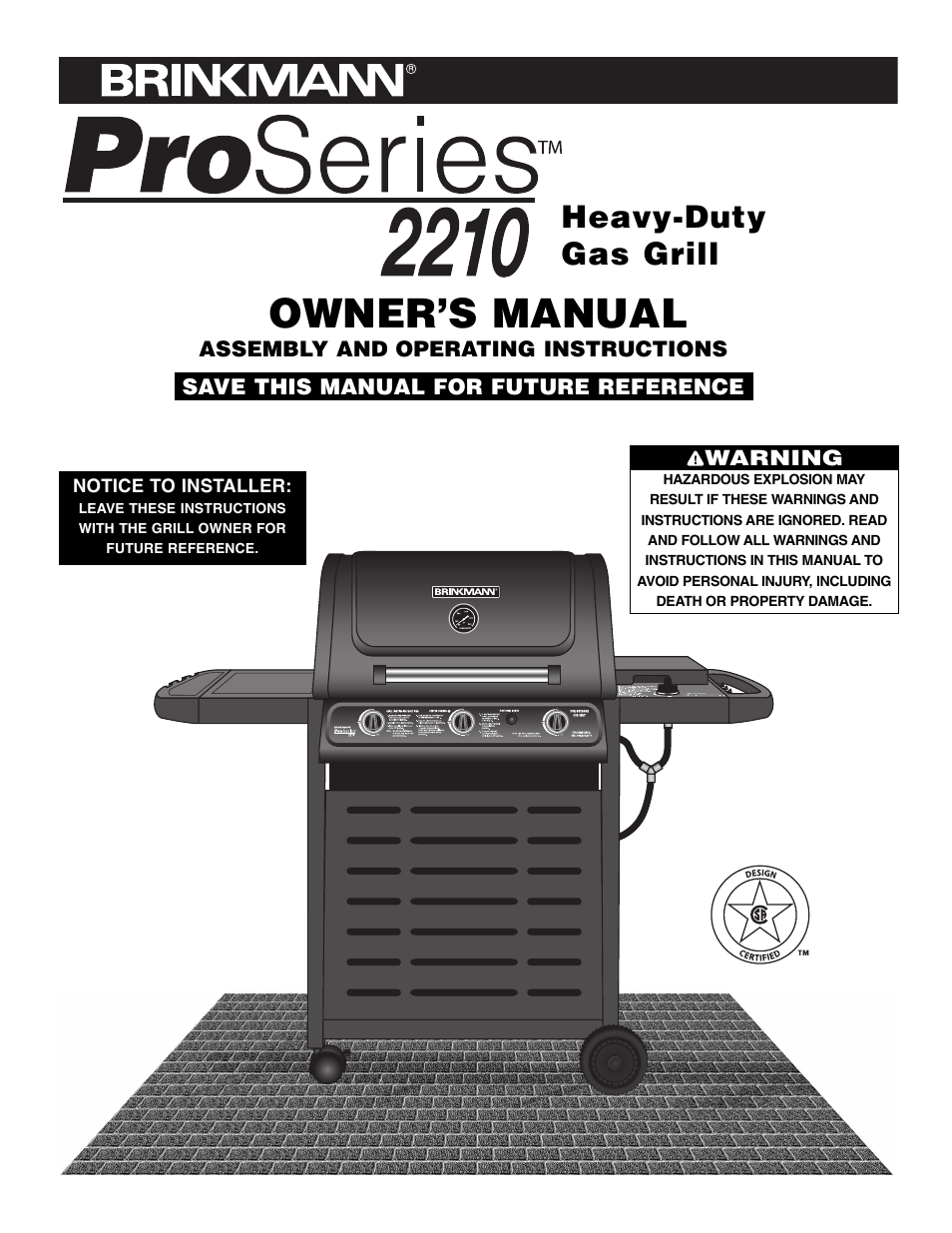 Brinkmann Series 2210 User Manual | 32 pages