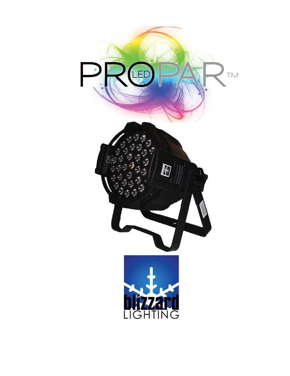 Blizzard Lighting 336 LED ProPar (Rev C) User Manual | 20 pages