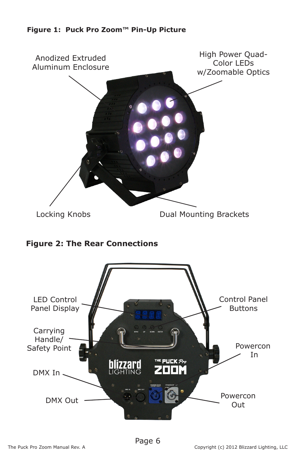 Blizzard Lighting Puck Pro Zoom (Rev A) User Manual | Page 6 / 24