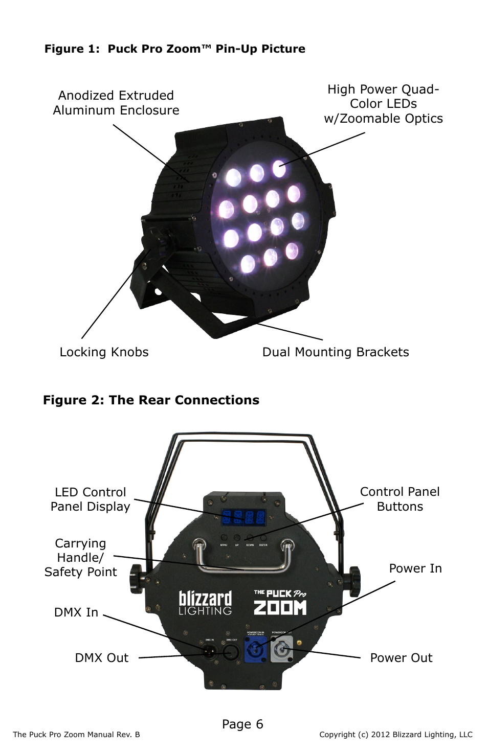 Blizzard Lighting Puck Pro Zoom (Rev B) User Manual | Page 6 / 24