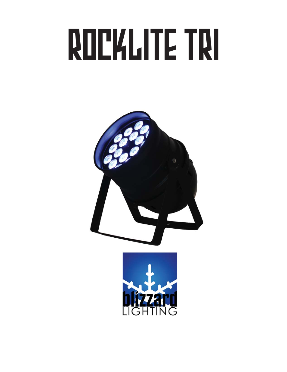 Blizzard Lighting TRI ROCKLITE (Rev A) User Manual | 20 pages