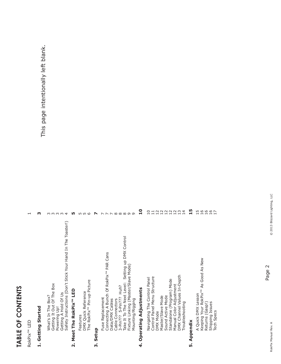 Blizzard Lighting RokPix (Rev A) User Manual | Page 2 / 10