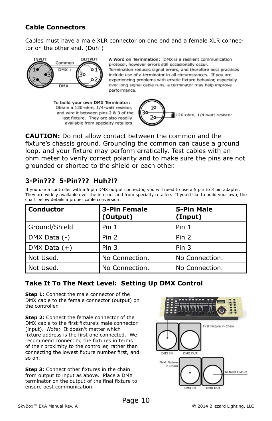 Page 10 | Blizzard Lighting EXA SkyBox User Manual | Page 10 / 24