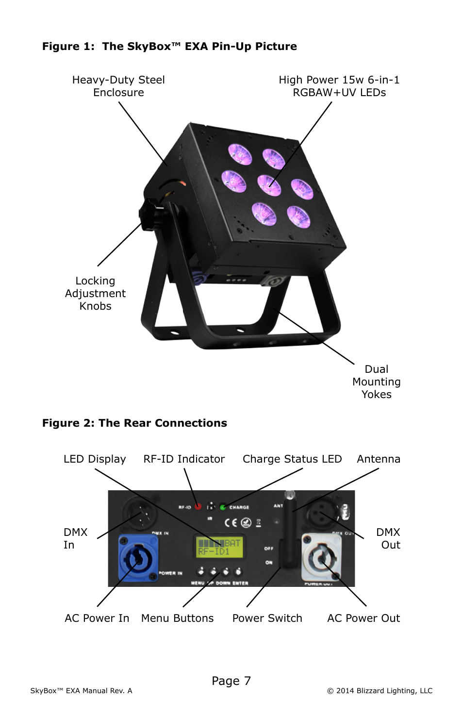 Page 7 | Blizzard Lighting EXA SkyBox User Manual | Page 7 / 24