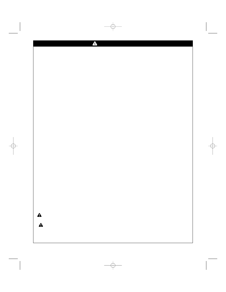 Warning | Brinkmann QXD-01 User Manual | Page 3 / 8