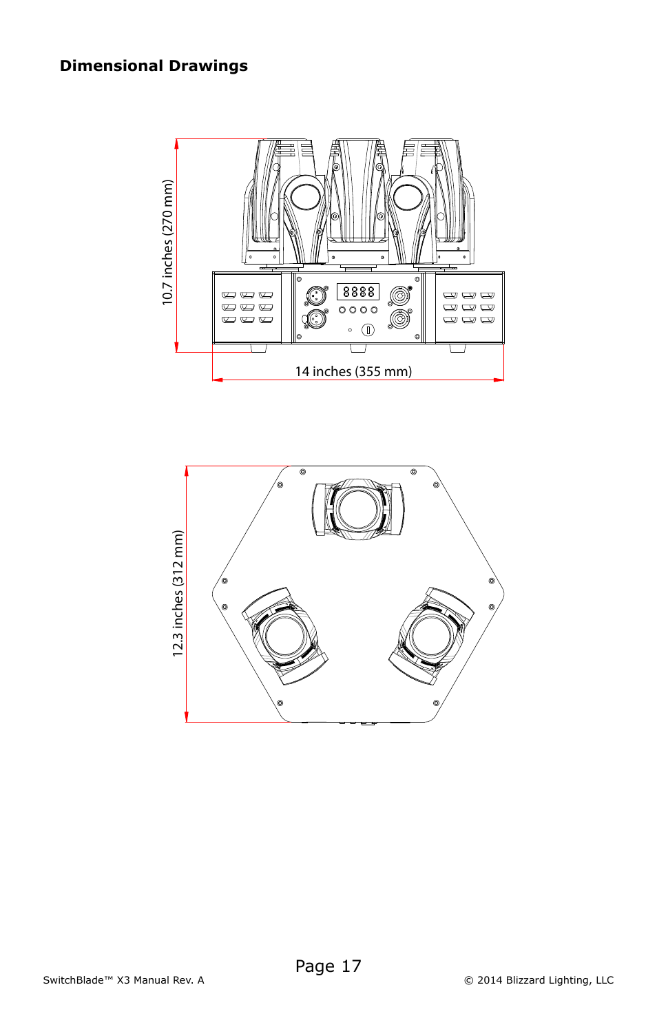 Page 17 | Blizzard Lighting X3 SwitchBlade (Rev A) User Manual | Page 17 / 20