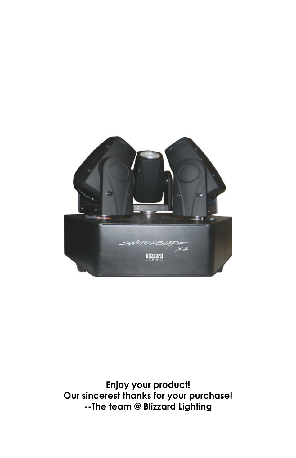 Blizzard Lighting X3 SwitchBlade (Rev A) User Manual | Page 20 / 20