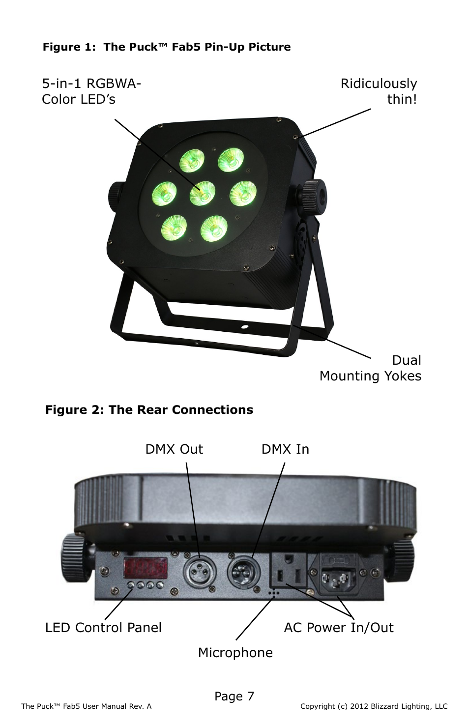 Blizzard Lighting The Puck Fab5 (Rev A) User Manual | Page 7 / 16