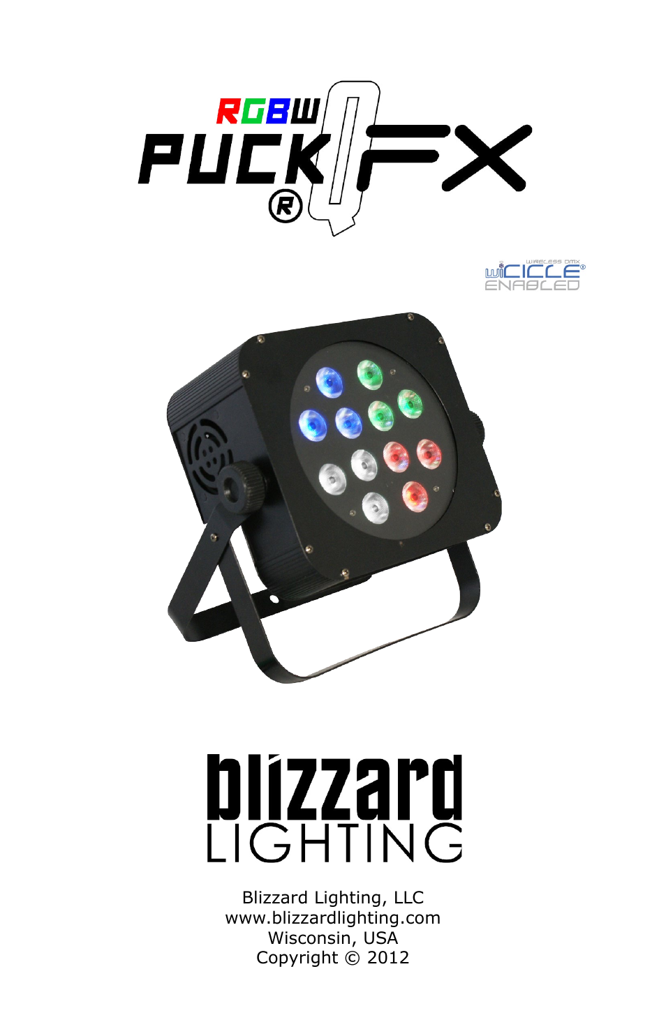 Blizzard Lighting QFX The Puck (Rev A) User Manual | 20 pages