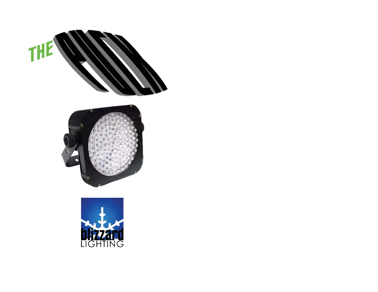 Blizzard Lighting Flat LED PAR Can The Puck (Rev B) User Manual | 6 pages
