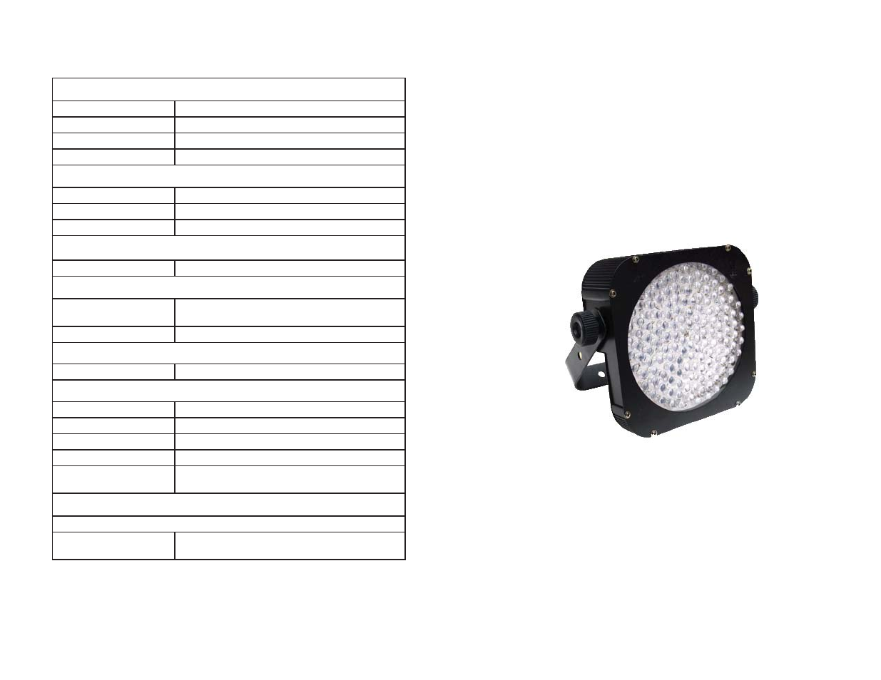 Blizzard Lighting Flat LED PAR Can The Puck (Rev B) User Manual | Page 6 / 6