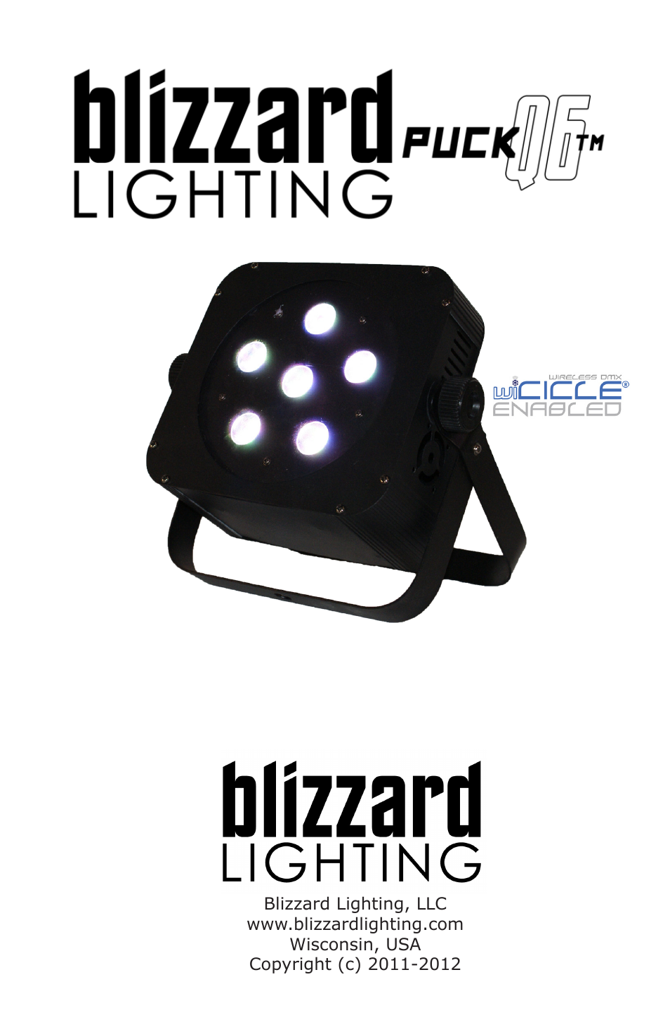 Blizzard Lighting Q6A The Puck (Rev C) User Manual | 16 pages