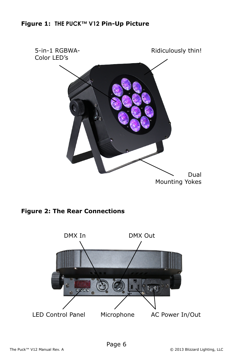 Blizzard Lighting V12 The Puck (REV A) User Manual | Page 6 / 24