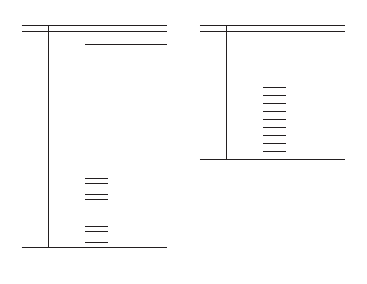 Page 11, Page 12, Control panel menu structure | Control panel menu structure (continued) | Blizzard Lighting 90 Torrent (Rev A) User Manual | Page 6 / 10