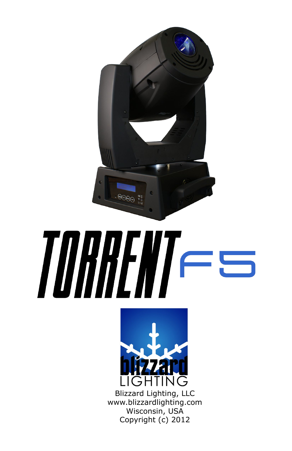 Blizzard Lighting F5 Torrent (Rev B) User Manual | 20 pages