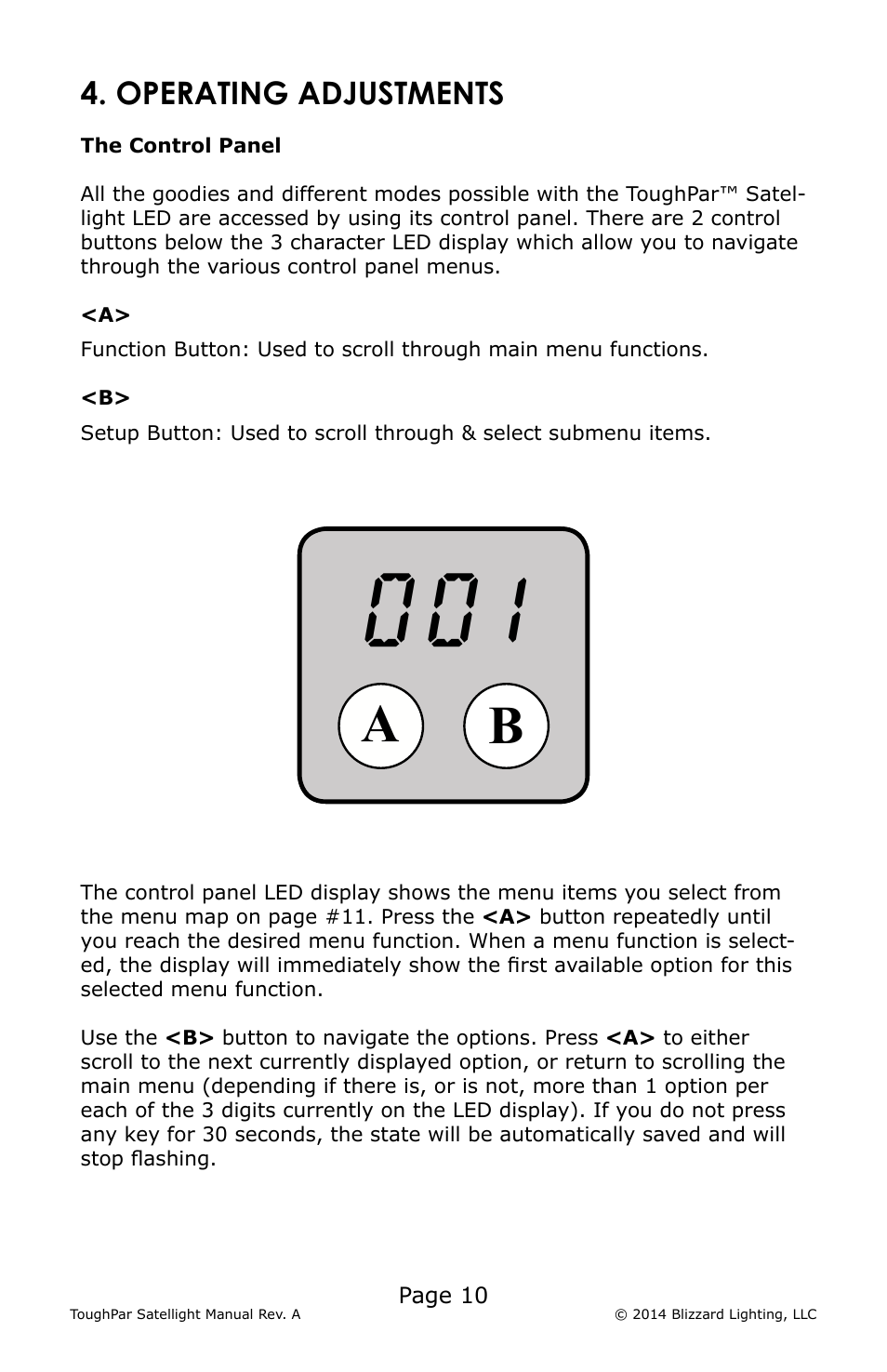 Blizzard Lighting RGBW ToughPar Satellight (Rev A) User Manual | Page 10 / 20