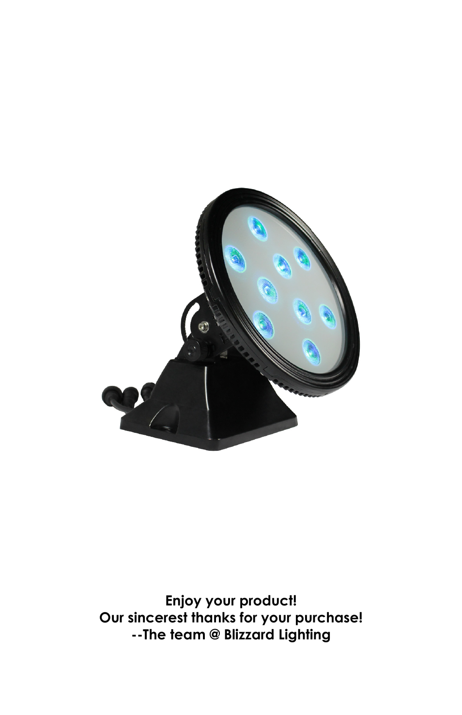 Blizzard Lighting RGBW ToughPar Satellight (Rev A) User Manual | Page 20 / 20