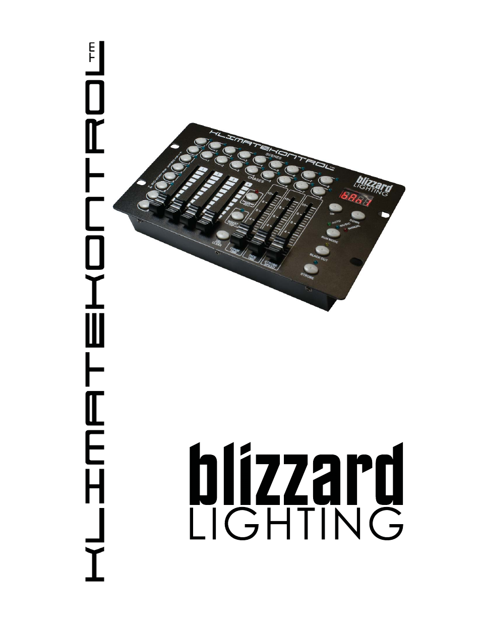 Blizzard Lighting KLIMATEKONTROL DMX Controller User Manual | 16 pages