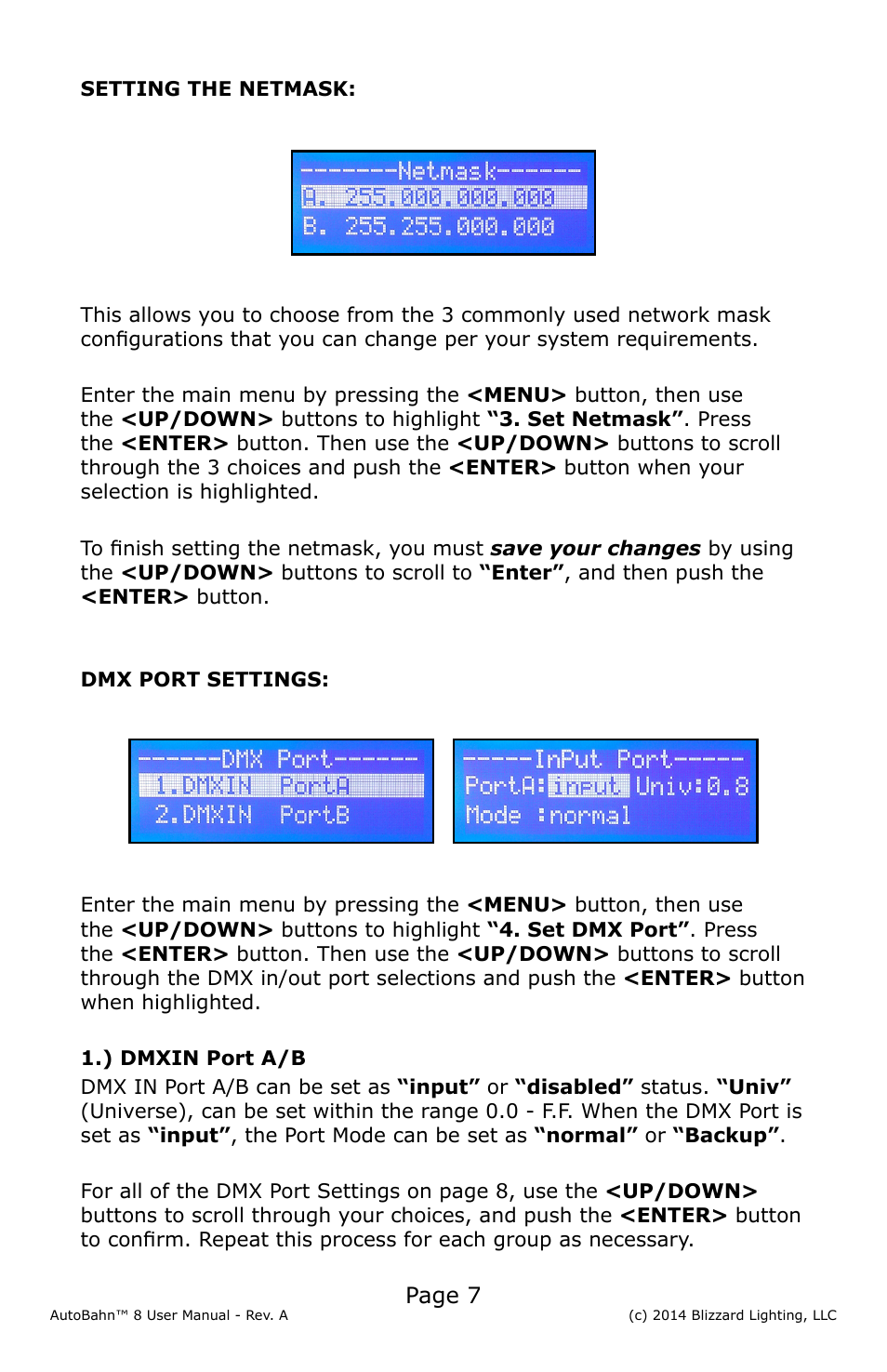 Page 7 | Blizzard Lighting AutoBahn 8 User Manual | Page 7 / 16