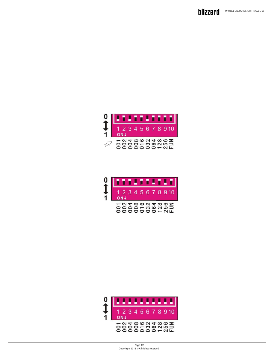 Komply™ dmx | Blizzard Lighting Komply DMX User Manual | Page 3 / 3