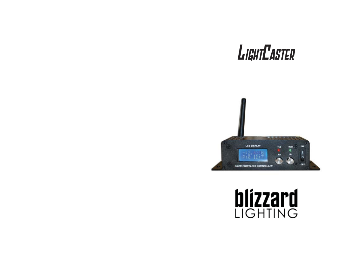 Blizzard Lighting Lightcaster Wireless DMX System User Manual | 4 pages