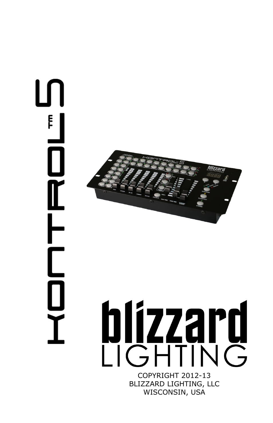 Blizzard Lighting Kontrol 5(Rev. B) User Manual | 20 pages
