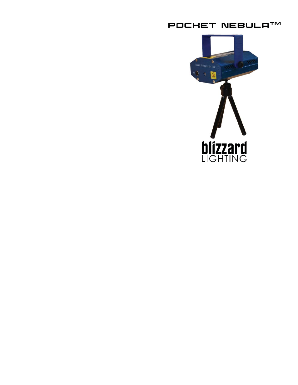 Blizzard Lighting Pocket Nebula User Manual | 2 pages