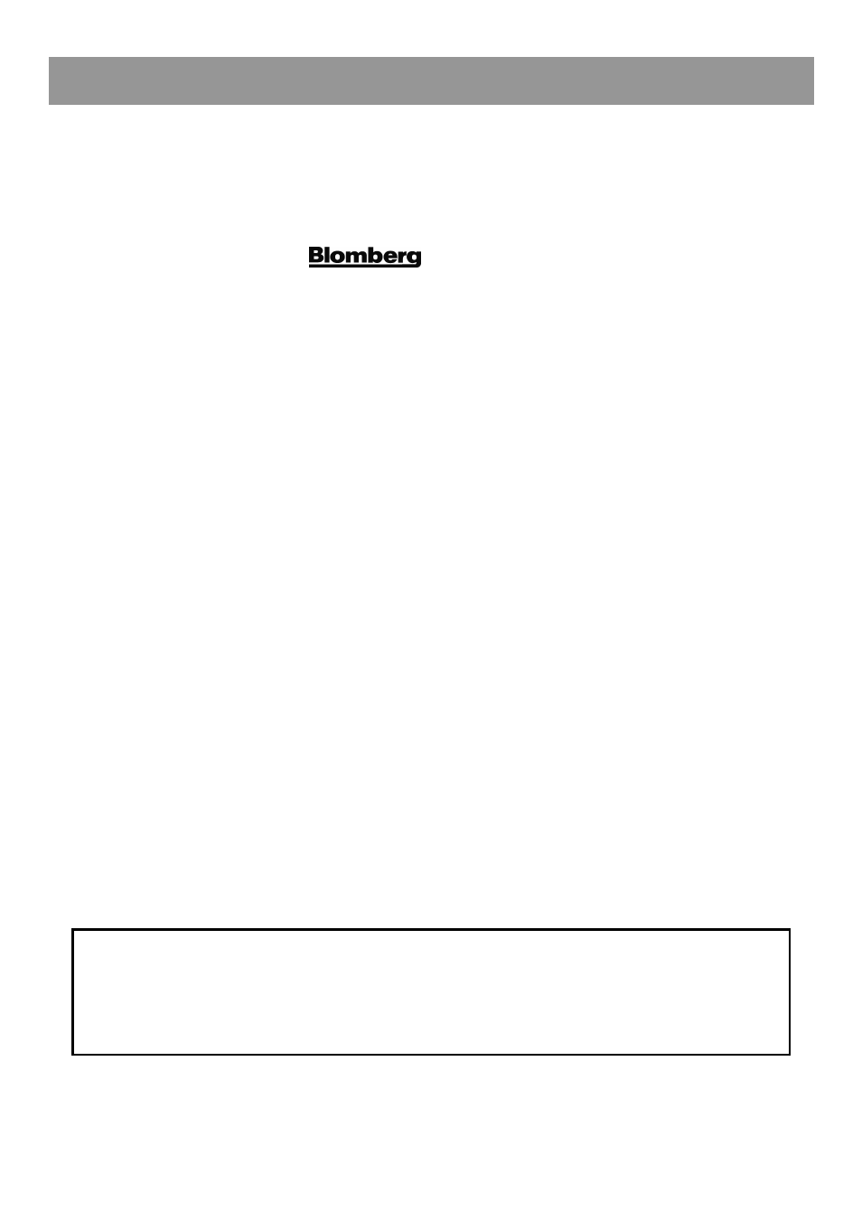 Gebrauchsanweisung, Herzlichen glückwunsch für ihre entscheidung | Blomberg FRM 1970 A+ User Manual | Page 27 / 48