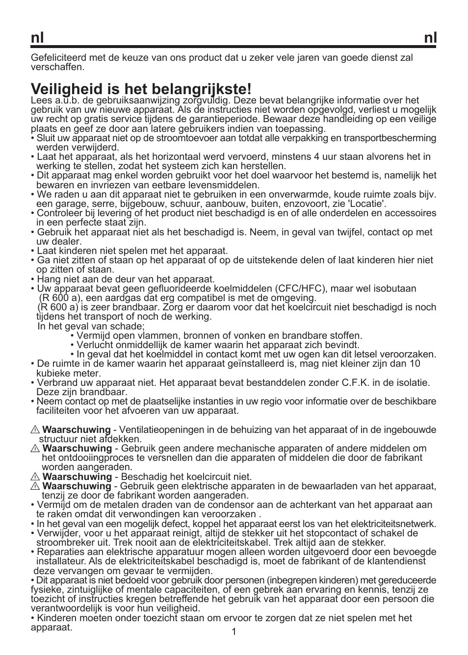 Veiligheid is het belangrijkste | Blomberg FSM 9550 User Manual | Page 34 / 71