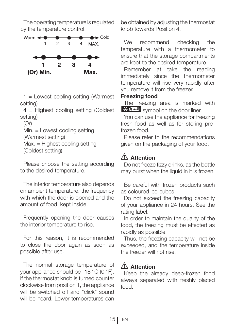 Blomberg FTM 1531 A+ User Manual | Page 16 / 86